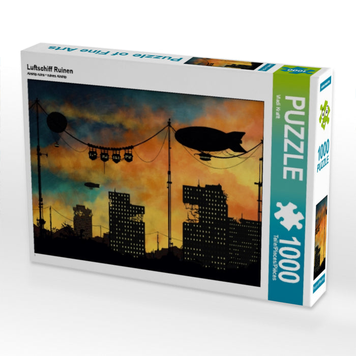 Luftschiff Ruinen 1000 Teile Puzzle quer - CALVENDO Foto-Puzzle'
