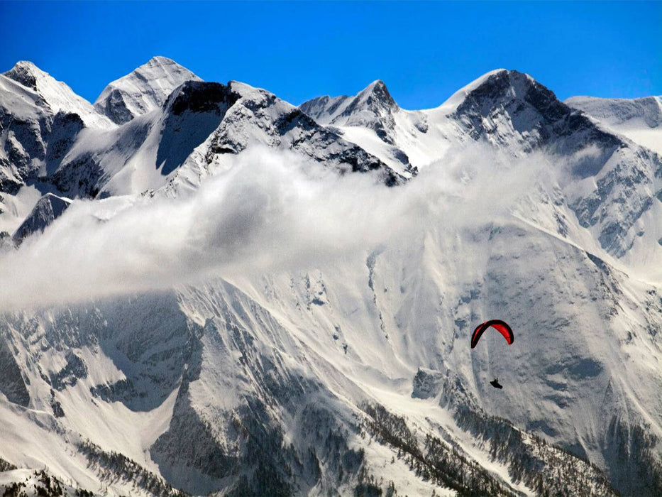 Paragleiter vor den Hohen Tauern - CALVENDO Foto-Puzzle'