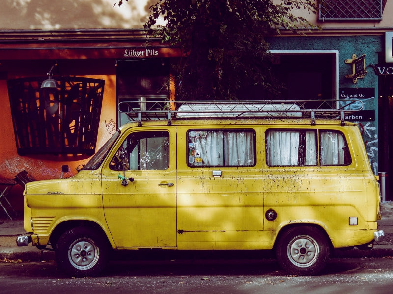 Alter Ford-Bus (Berlin) 1000 Teile Puzzle quer - CALVENDO Foto-Puzzle'