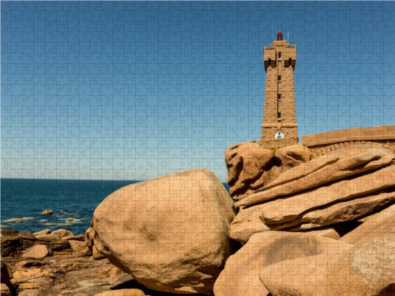 Ein Motiv aus dem Kalender Côte de Granit Rose, einmalige Küstenregion der Bretagne 1000 Teile Puzzle quer - CALVENDO Foto-Puzzle'