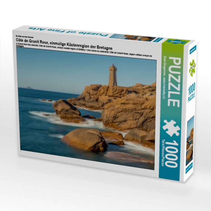 Ein Motiv aus dem Kalender Côte de Granit Rose, einmalige Küstenregion der Bretagne 1000 Teile Puzzle quer - CALVENDO Foto-Puzzle'