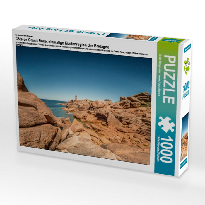 Ein Motiv aus dem Kalender Côte de Granit Rose, einmalige Küstenregion der Bretagne 1000 Teile Puzzle quer - CALVENDO Foto-Puzzle'