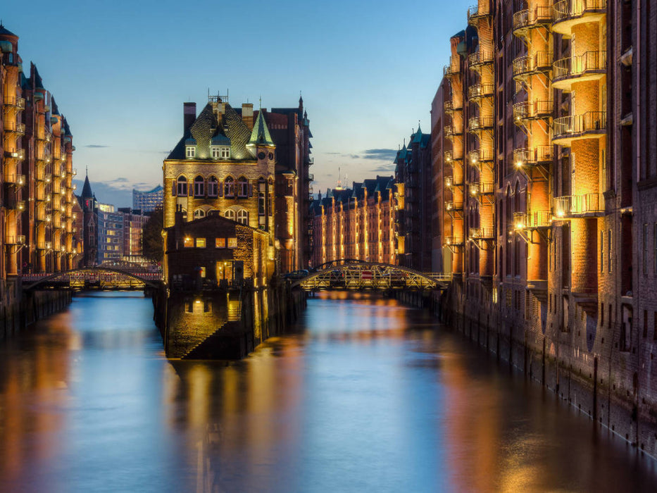 Wasserschloss Hamburg - CALVENDO Foto-Puzzle'