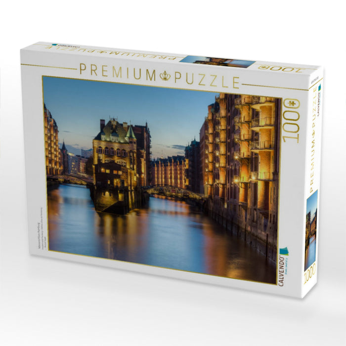 Wasserschloss Hamburg - CALVENDO Foto-Puzzle'