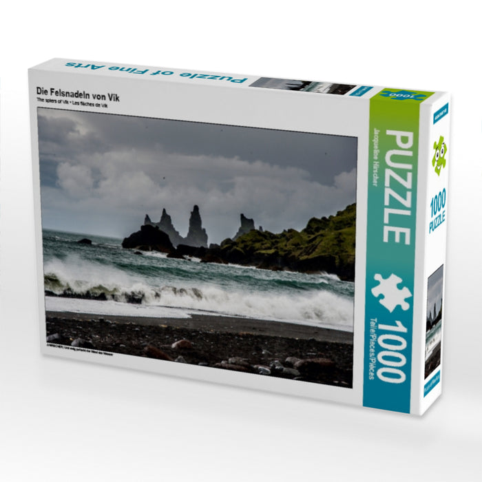 Les pinacles rocheux de Vik - Puzzle photo CALVENDO 
