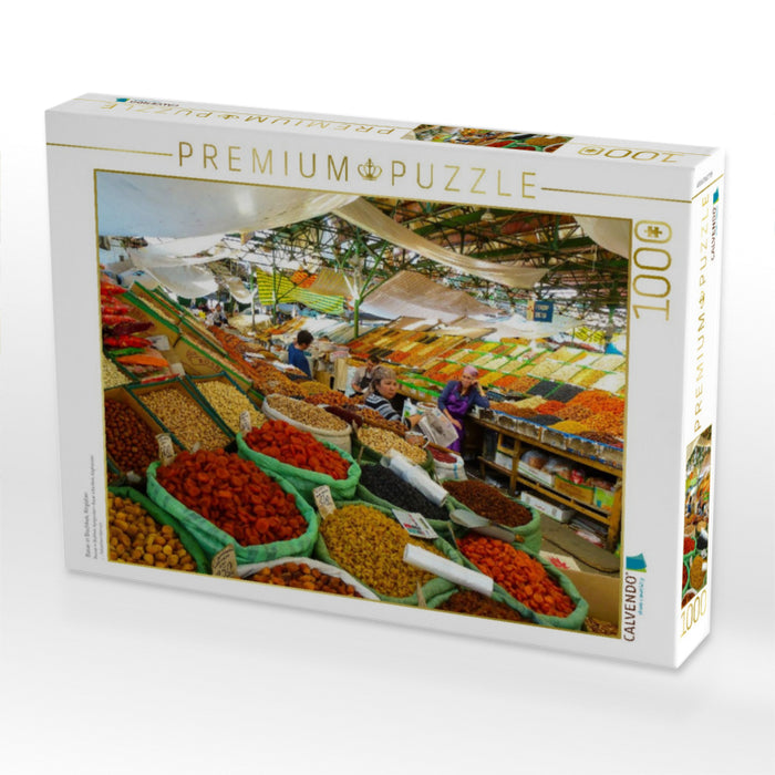 Basar in Bischkek, Kirgistan - CALVENDO Foto-Puzzle'