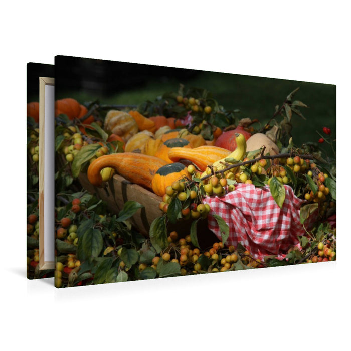 Premium Textil-Leinwand Frisches Obst und Gemüse