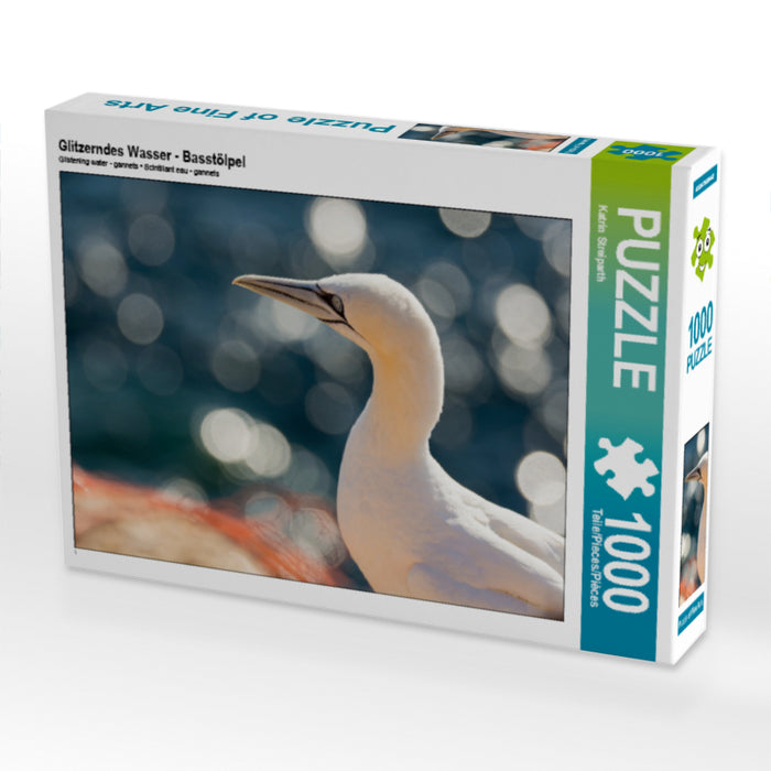 Glitzerndes Wasser - Basstölpel 1000 Teile Puzzle quer - CALVENDO Foto-Puzzle'