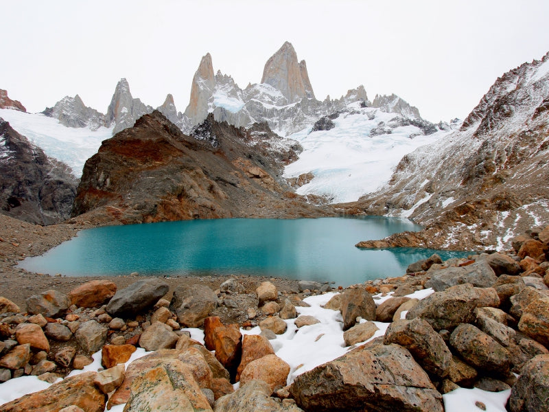 Laguna de los Tres und Mount Fitz Roy, Los Glaciares Nationalpark, Argentinien 1000 Teile Puzzle quer - CALVENDO Foto-Puzzle'