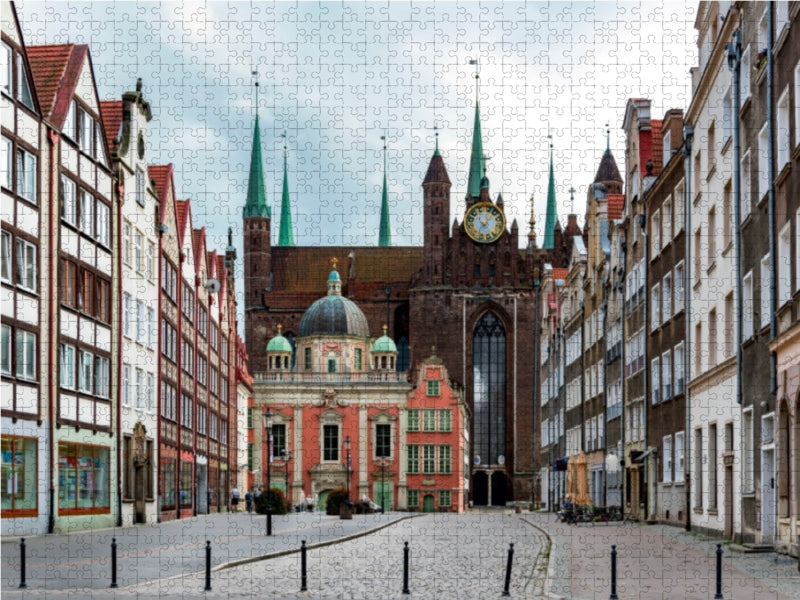 Die Marienkirche von Danzig 1000 Teile Puzzle quer - CALVENDO Foto-Puzzle'