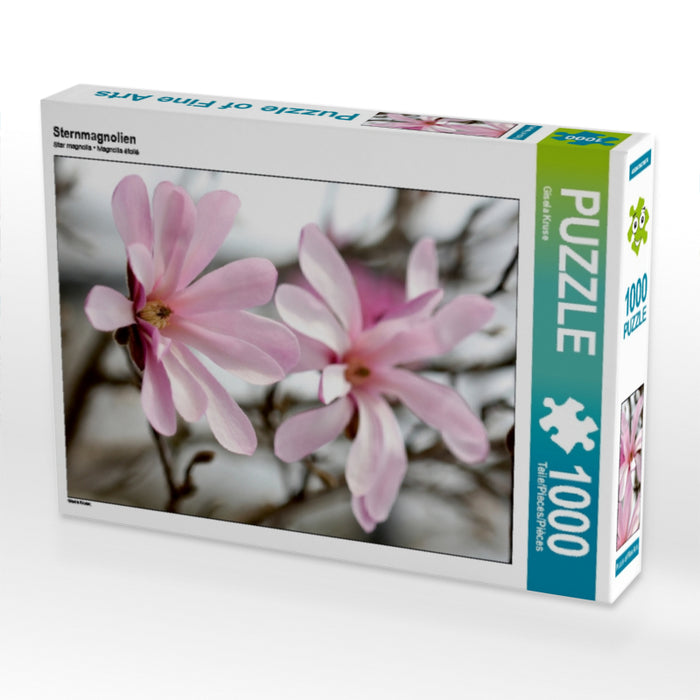Sternmagnolien 1000 Teile Puzzle hoch - CALVENDO Foto-Puzzle'