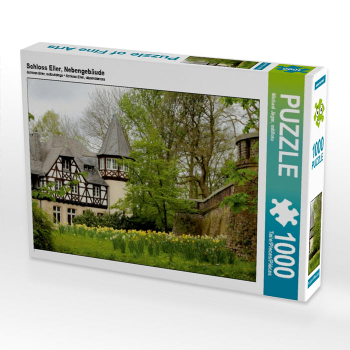 Schloss Eller, Nebengebäude 1000 Teile Puzzle quer - CALVENDO Foto-Puzzle'