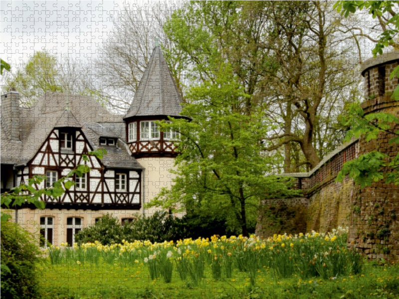 Schloss Eller, Nebengebäude 1000 Teile Puzzle quer - CALVENDO Foto-Puzzle'