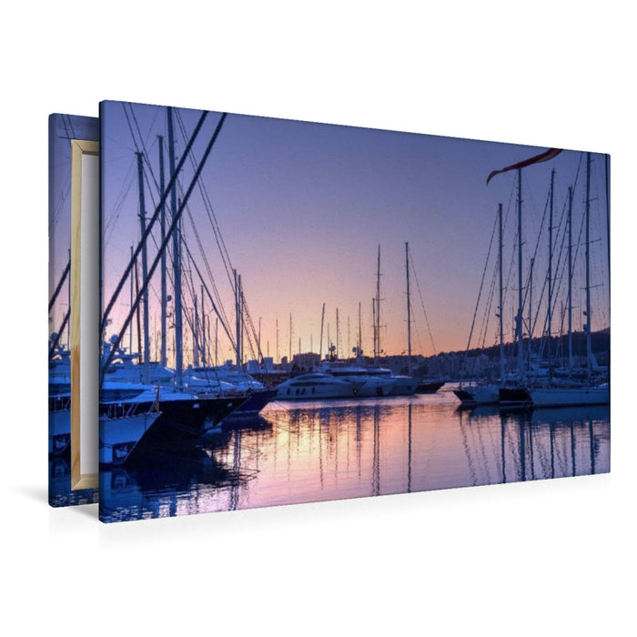 Premium Textil-Leinwand Plama de Mallorca