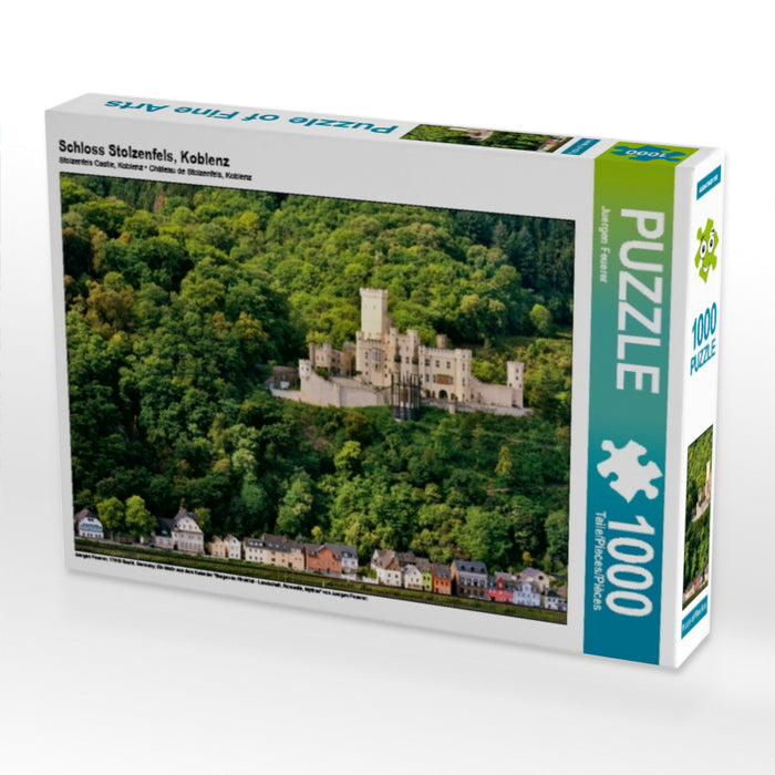 Schloss Stolzenfels, Koblenz 1000 Teile Puzzle quer - CALVENDO Foto-Puzzle'
