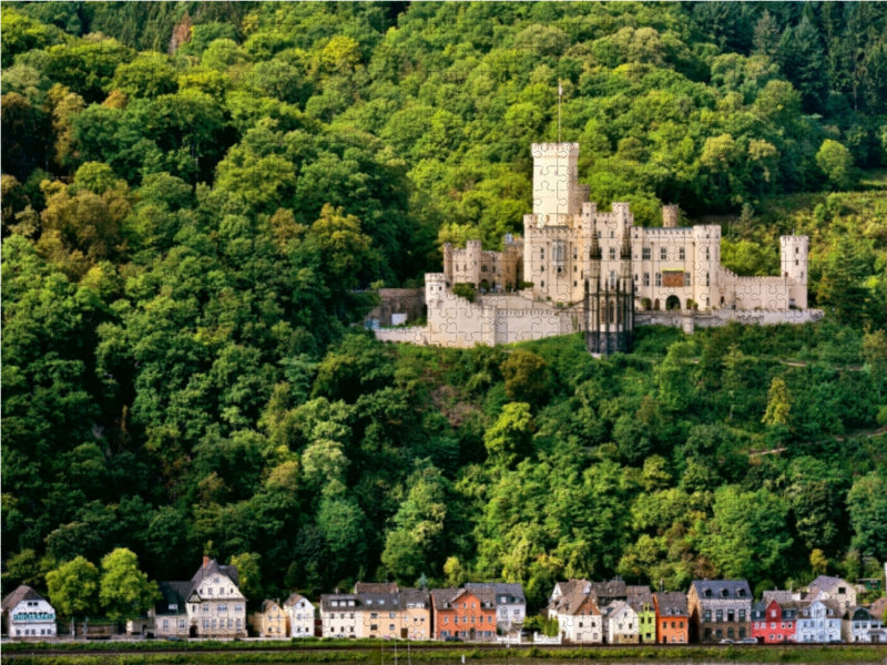 Schloss Stolzenfels, Koblenz 1000 Teile Puzzle quer - CALVENDO Foto-Puzzle'