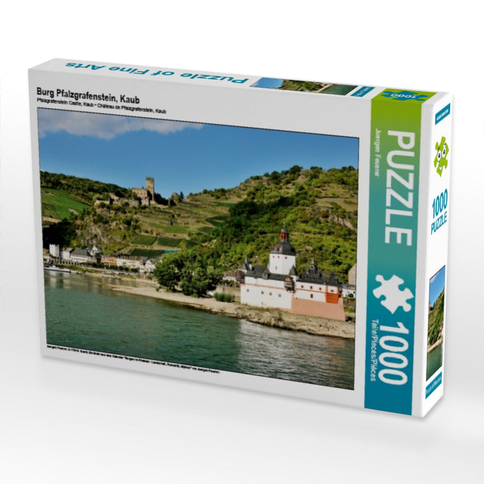 Burg Pfalzgrafenstein, Kaub 1000 Teile Puzzle quer - CALVENDO Foto-Puzzle'