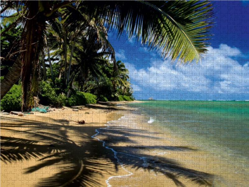 Ein Motiv aus dem Kalender Hawaii Beaches - Die schönsten Strände im Pazifik 1000 Teile Puzzle quer - CALVENDO Foto-Puzzle'
