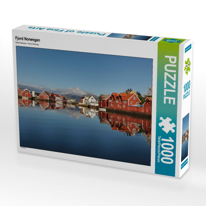 Fjord Norwegen 2000 Teile Puzzle quer - CALVENDO Foto-Puzzle'