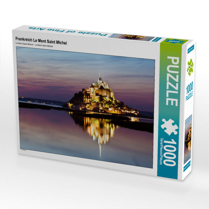 Frankreich Le Mont Saint Michel 2000 Teile Puzzle quer - CALVENDO Foto-Puzzle'