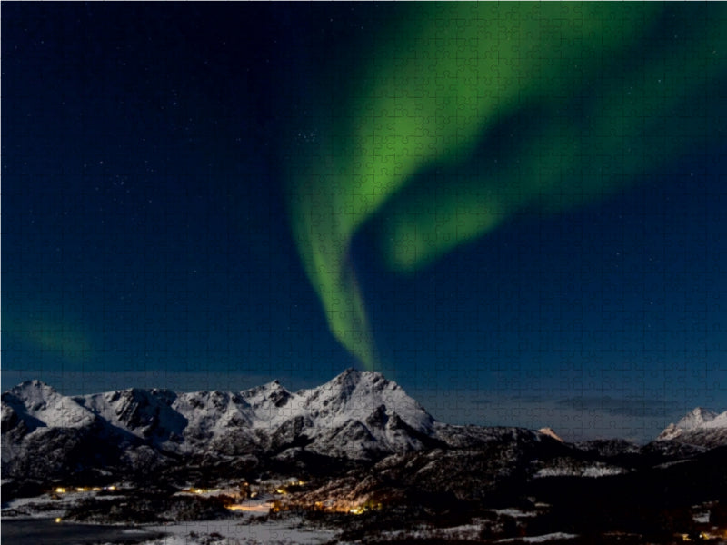 Ein Motiv aus dem Kalender Faszination Polarlicht 1000 Teile Puzzle quer - CALVENDO Foto-Puzzle'