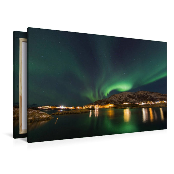 Premium Textil-Leinwand Sommarøy bei Tromsø