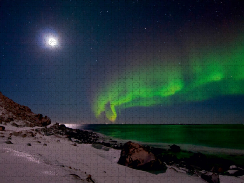 Ein Motiv aus dem Kalender Faszination Polarlicht 1000 Teile Puzzle quer - CALVENDO Foto-Puzzle'
