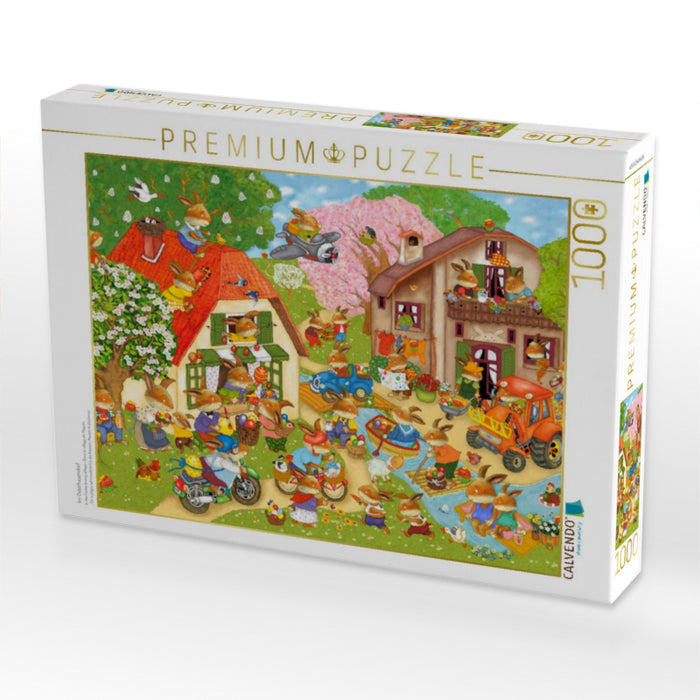 Im Osterhasendorf - CALVENDO Foto-Puzzle'