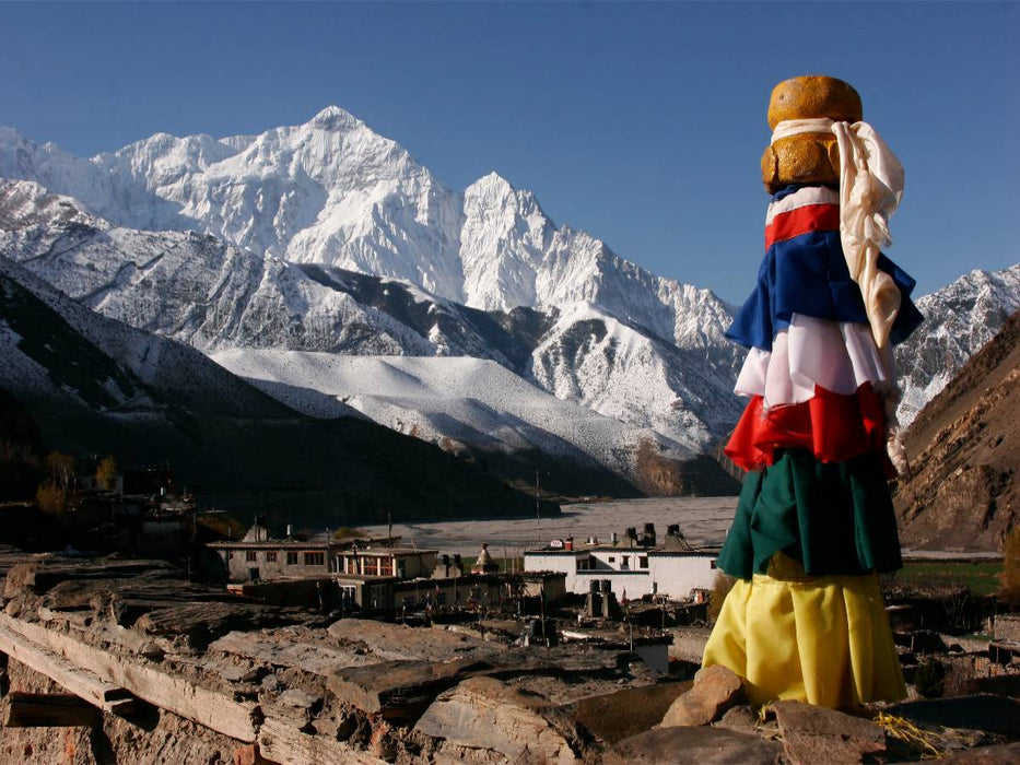 Kagbeni im Himalaya, Nepal - CALVENDO Foto-Puzzle'
