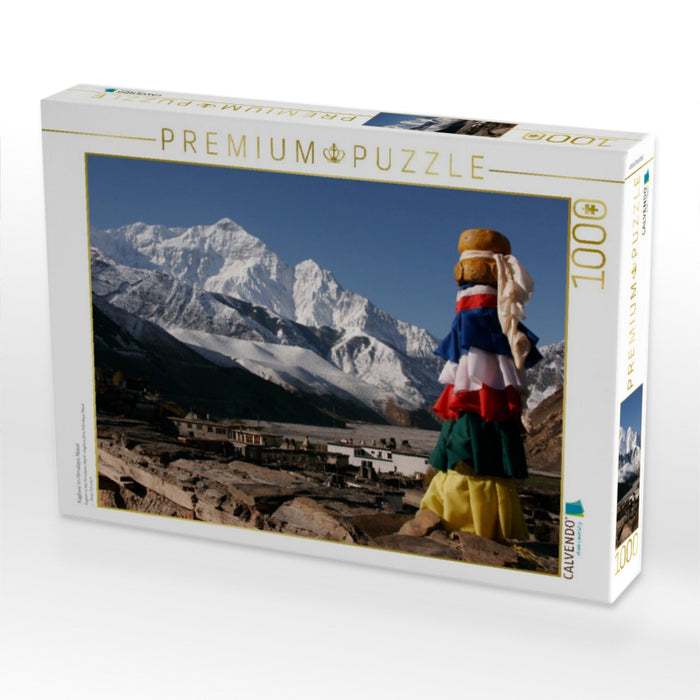 Kagbeni im Himalaya, Nepal - CALVENDO Foto-Puzzle'