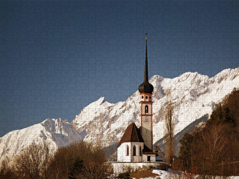 Inntal Kirche St. Georg - CALVENDO Foto-Puzzle'