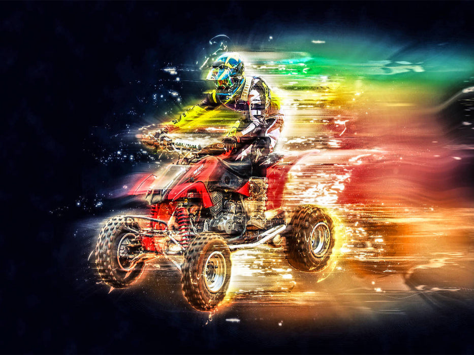 Quad, extrem cool - CALVENDO Foto-Puzzle'