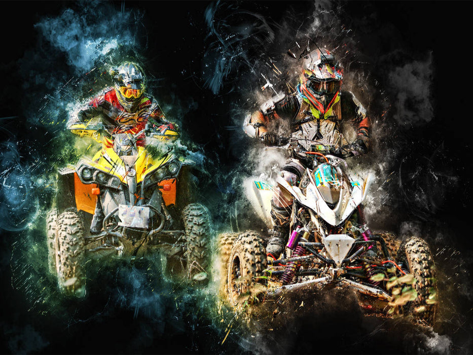 Quad, extrem cool - CALVENDO Foto-Puzzle'