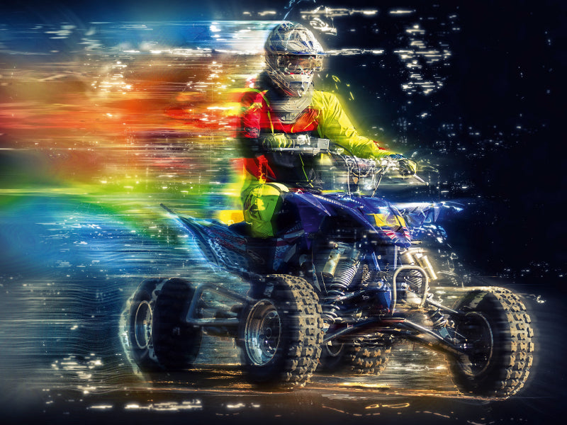Quad, extremely cool - CALVENDO photo puzzle 
