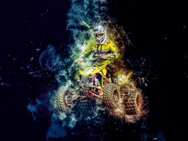 Quad, extrem cool 1000 Teile Puzzle quer - CALVENDO Foto-Puzzle'