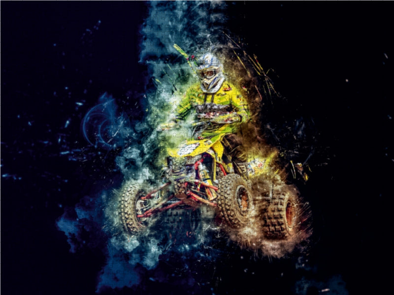 Quad, extrem cool 1000 Teile Puzzle quer - CALVENDO Foto-Puzzle'