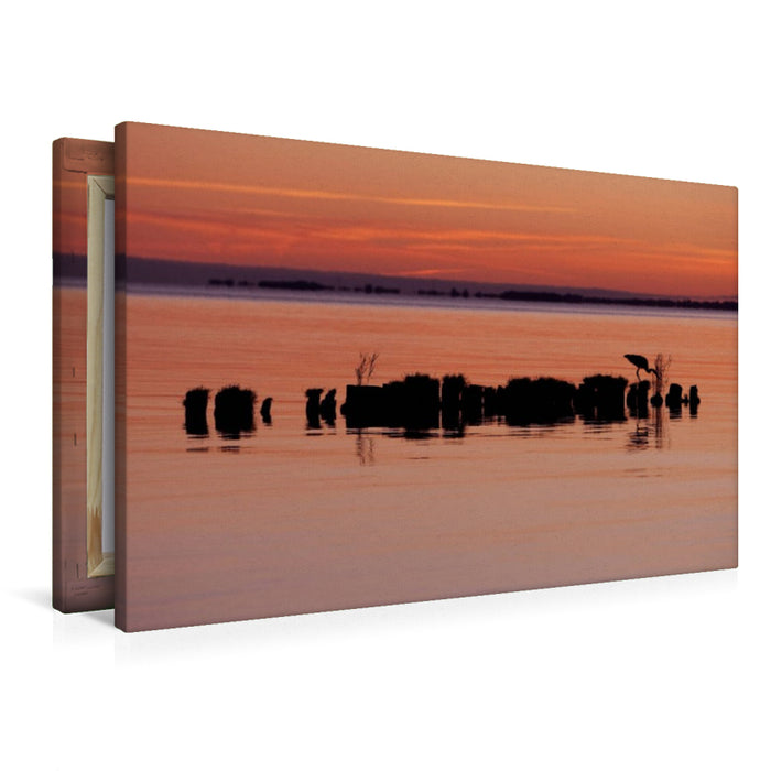Premium Textil-Leinwand Stettiner Haff