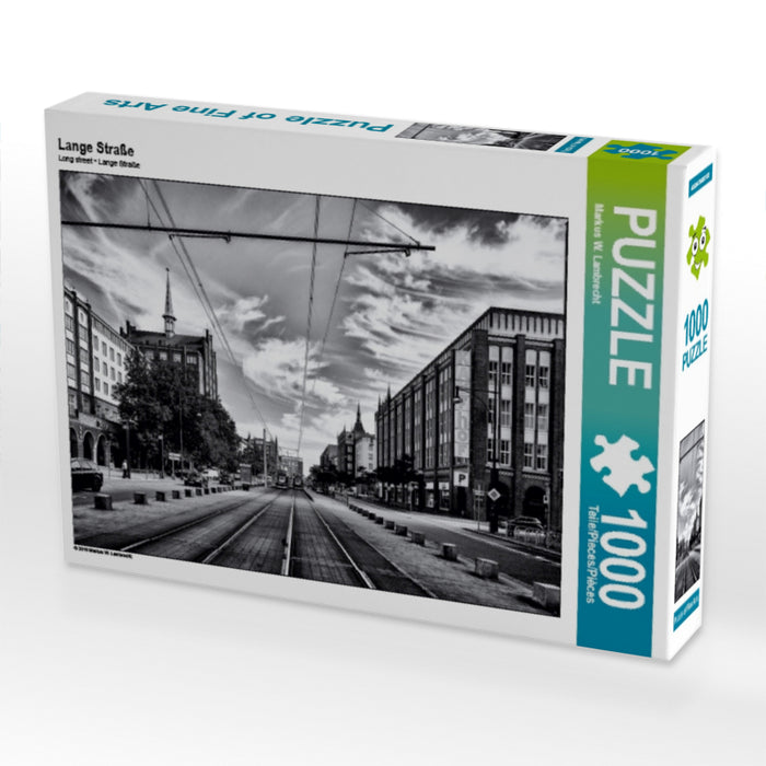 Lange Straße 1000 Teile Puzzle quer - CALVENDO Foto-Puzzle'