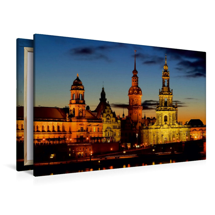 Premium Textil-Leinwand Dresden