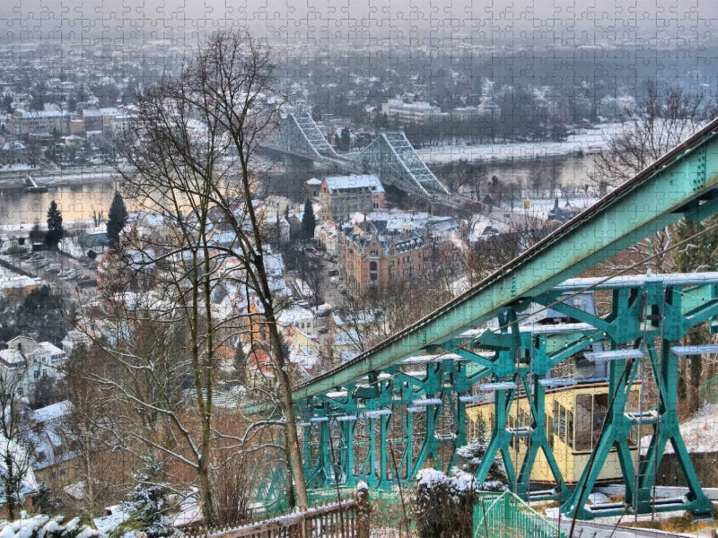 Blaues Wunder - CALVENDO Foto-Puzzle'