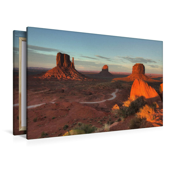 Premium Textil-Leinwand Monument Valley, Arizona