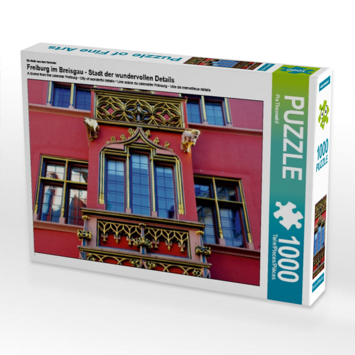 Ein Motiv aus dem Kalender Freiburg im Breisgau - Stadt der wundervollen Details 1000 Teile Puzzle quer - CALVENDO Foto-Puzzle'