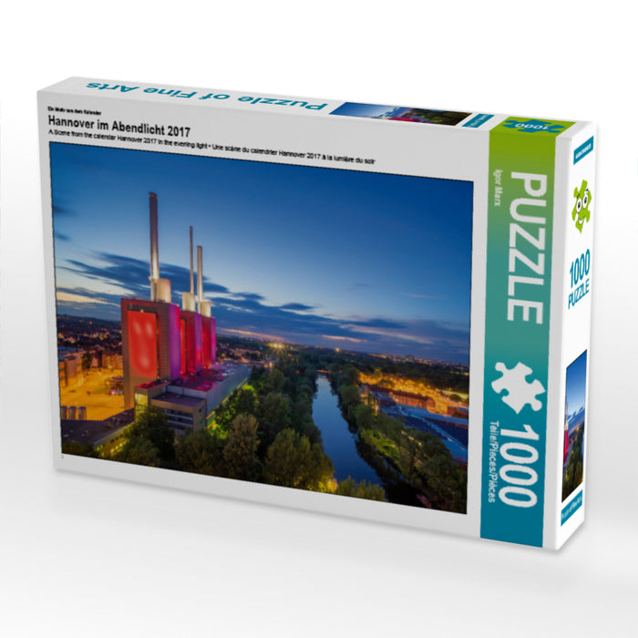 Ein Motiv aus dem Kalender Hannover im Abendlicht 2017 1000 Teile Puzzle quer - CALVENDO Foto-Puzzle'