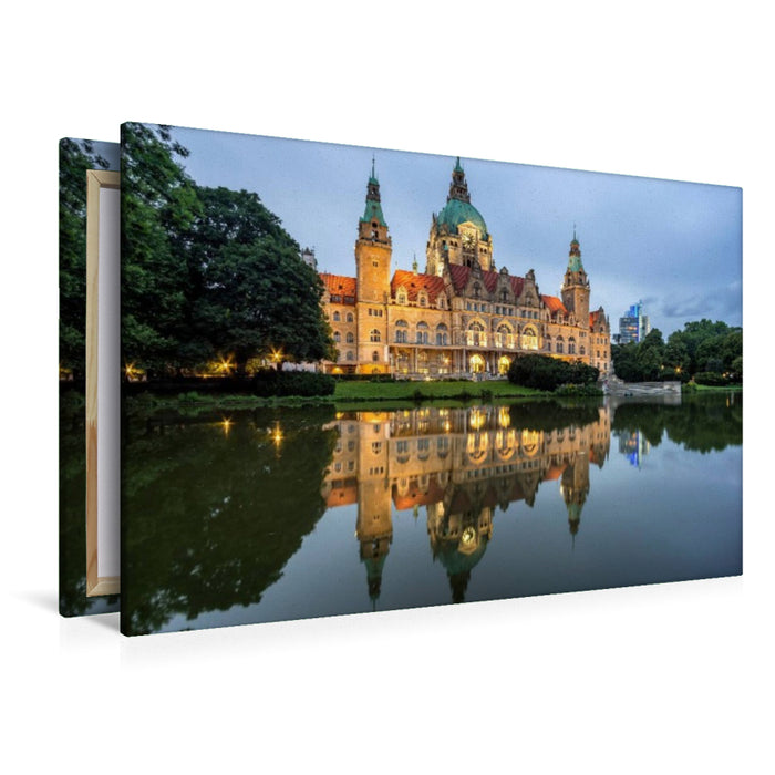 Premium Textil-Leinwand Am Maschteich