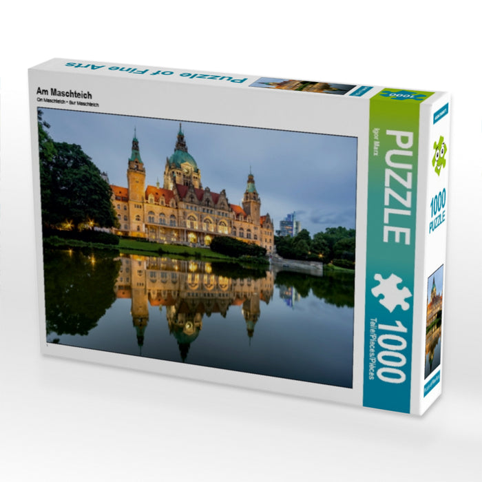 Am Maschteich 1000 Teile Puzzle quer - CALVENDO Foto-Puzzle'