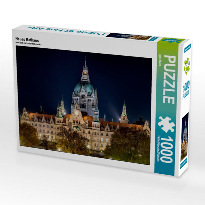 Neues Rathaus 1000 Teile Puzzle quer - CALVENDO Foto-Puzzle'