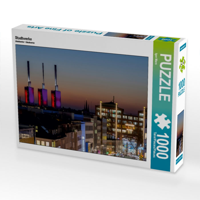 Municipal utilities - CALVENDO photo puzzle