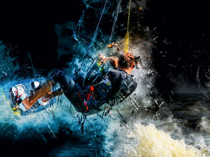 Kitesurfen 1000 Teile Puzzle quer - CALVENDO Foto-Puzzle'
