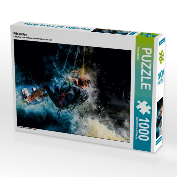 Kitesurfen 1000 Teile Puzzle quer - CALVENDO Foto-Puzzle'
