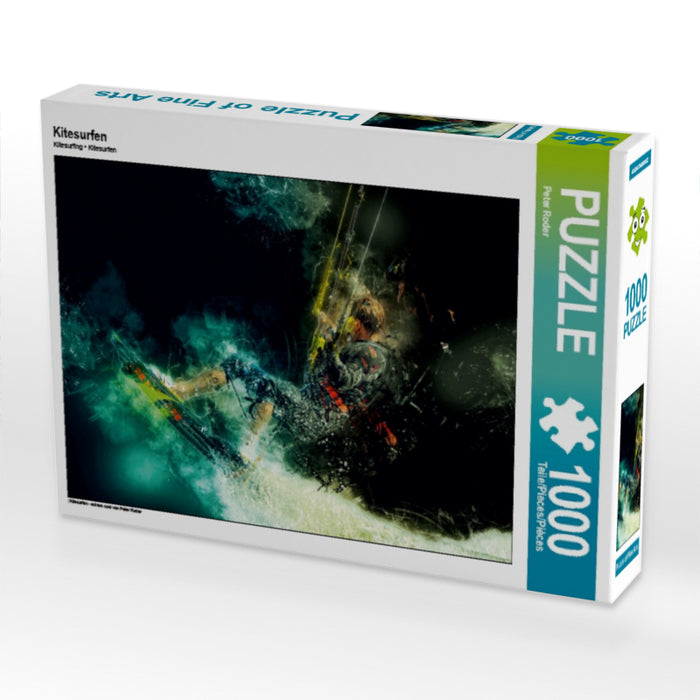 Kitesurfen 1000 Teile Puzzle quer - CALVENDO Foto-Puzzle'